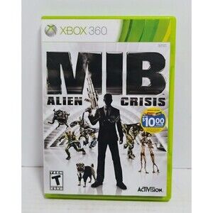 2012 MICROSOFT XBOX 360 MIB MEN IN BLACK ALIEN CRISIS CIB COMPLETE IN BOX